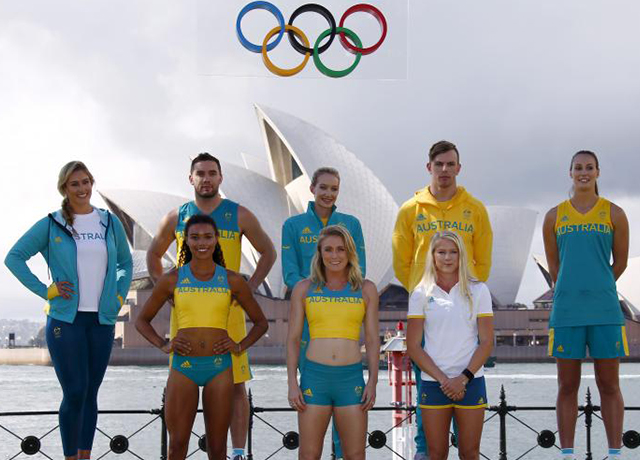 Австрали улсын Олимпийн шигшээ багийн тамирчдын хувцас (Adidas)