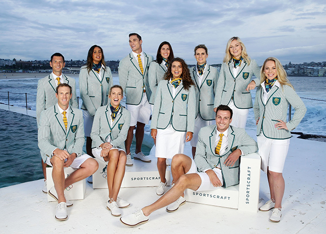 Австрали улсын Олимпийн шигшээ багийн тамирчдын хувцас (Sportscraft)