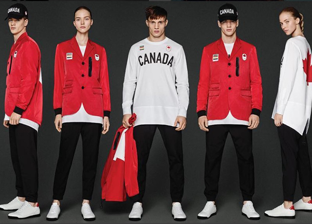 Канад улсын Олимпийн шигшээ багийн тамирчдын хувцас (Dsquared2)