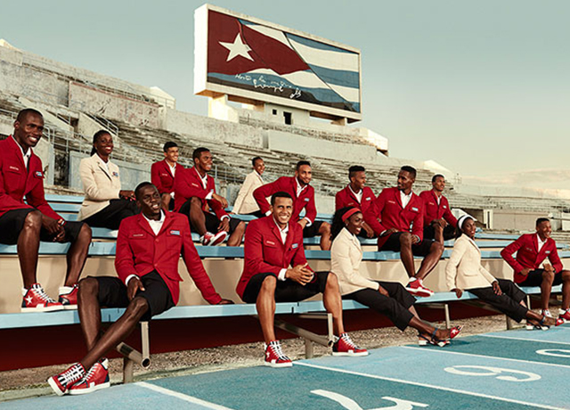 Куба улсын Олимпийн шигшээ багийн тамирчдын хувцас (Christian Louboutin)