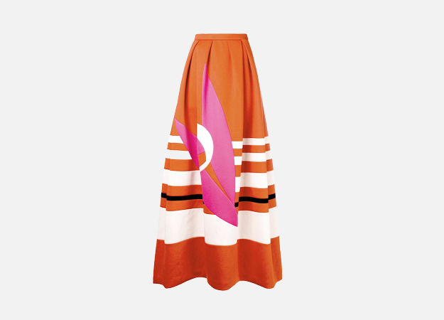 Юбка, Delpozo<p><a target=\"_blank\" href=\"https://www.farfetch.com/uk/shopping/women/delpozo-striped-maxi-skirt-item-12234271.aspx?storeid=9336&amp;size=19&amp;utm_source=Hy3bqNL2jtQ&amp;utm_medium=affiliate&amp;utm_campaign=Linkshareuk&amp;utm_content=10&amp;utm_term=UKNetwork\">Farfetch</a></p>