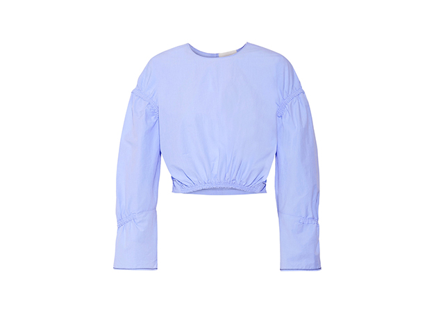 3.1 Phillip Lim<p><a style=\"\" target=\"_blank\" href=\"https://www.net-a-porter.com/mn/en/product/846592/31_Phillip_Lim/gathered-cotton-poplin-top\">net-a-porter.com</a></p>