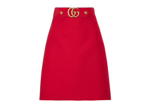 Gucci<p><a style=\"\" target=\"_blank\" href=\"https://www.net-a-porter.com/mn/en/product/896479/gucci/embellished-wool-and-silk-blend-skirt\">net-a-porter.com</a></p>