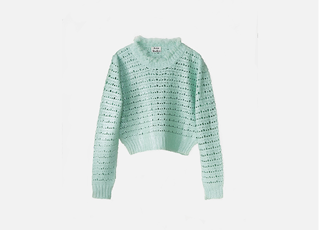 Acne Studios<p><a id=\"\" style=\"\" href=\"https://www.acnestudios.com/emea/en/aysana-dance/19Z181-W37.html?categid=woman-knitwear\" target=\"_blank\">Acne Studios</a></p>